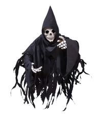 Grim Reaper on white background