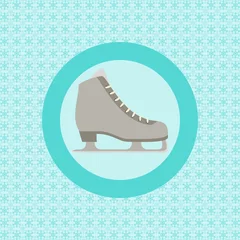  Ice skating flat icon © vadymg