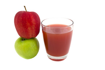 Healthy fruit isolated on white background