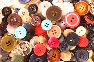 viele bunte kn&ouml;pfe