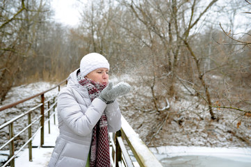 the woman with the skates