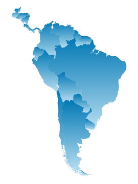 map South America