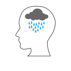 silhouette symbolizing depression