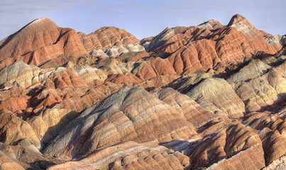 zhangye danxia platform gansu province china