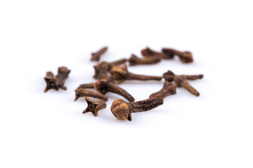 Cloves isolated on white background