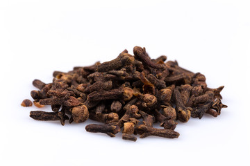 Cloves isolated on white background