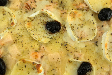 pizza chèvre et volaille