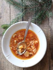 Первое, борщ, суп