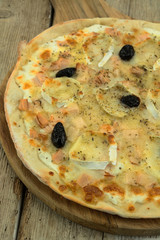 pizza chèvre et volaille