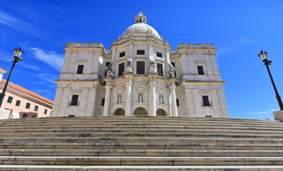 Famous National Pantheon in Lisbon, Portugal.