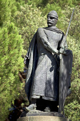 Don Alfonso Henriques Statue - Lisbon, Portugal.