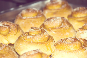 buns with  cinnamon
