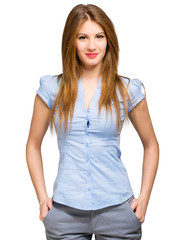 Fototapeta premium Young woman portrait