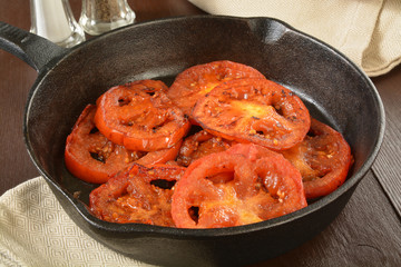 Fried tomatoes