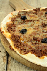 pizza bolognaise