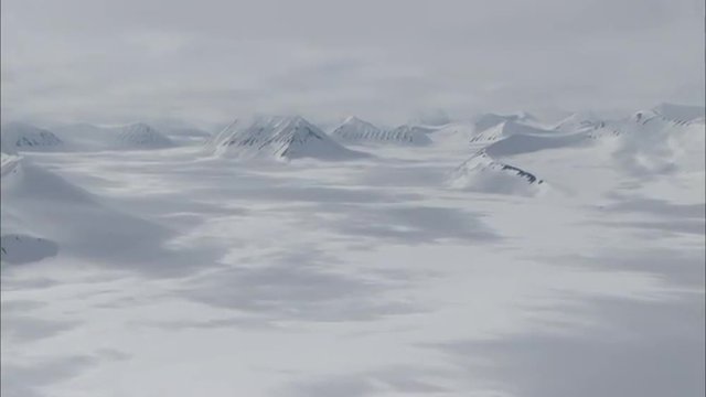 Aerial Footage Arctic Tundra