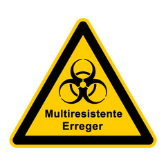 wso106 WarnSchildOrange - Multiresistente Erreger - g3031