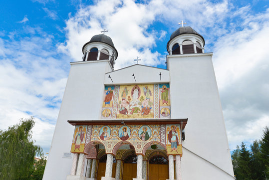 Christian Orthodox monastery church in Iasi Romania