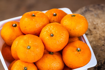 the orange fruit