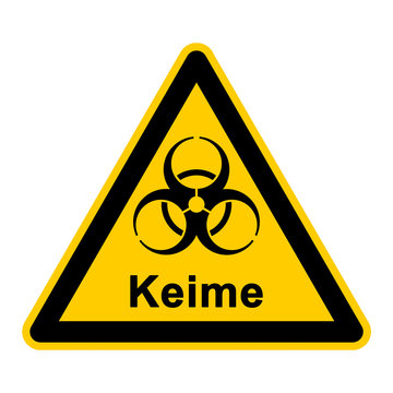 wso109 WarnSchildOrange - hochresistenter Keim - multiresistente Erreger - Antibiotikaresistenz - icon symbol g3034