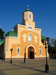 Fototapeta na wymiar Beautiful Sretenska church in Priluky