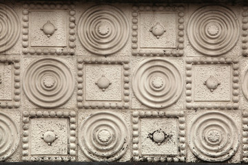 Art Nouveau pattern in Hradec Kralove, Czech Republic.
