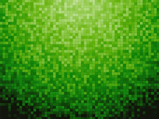 Colorful green dark checkered background