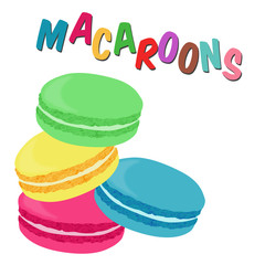 French macaroon cookies