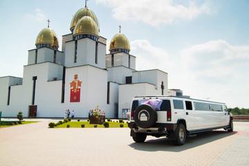 Temple, church with gold dome
