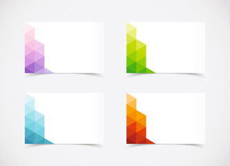 Abstract Business Card Set