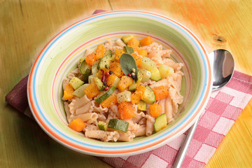 PASTA SHAPED LILY WITH PUMPKIN