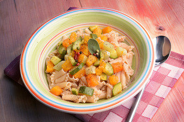 PASTA SHAPED LILY WITH PUMPKIN