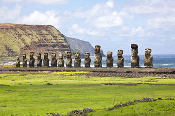 Ahu Tongariki on Easter Island
