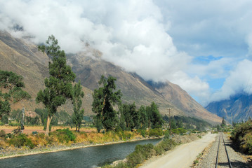 Urubamba river near Machu Picchu (Peru)