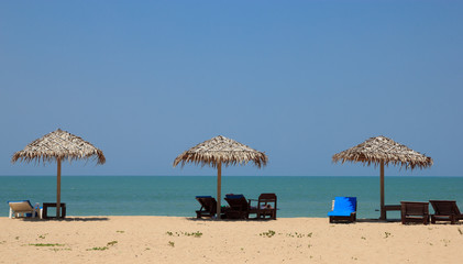 Beach umbrella for relaxation