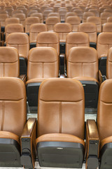 seats in convention hall or theather