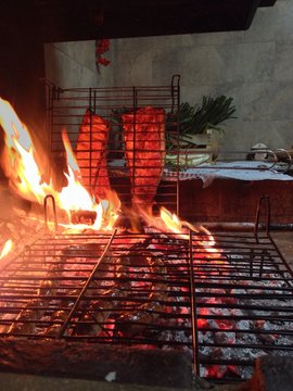parrillada de carne a la brasa