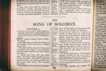 Obraz premium Scripture from the bible.