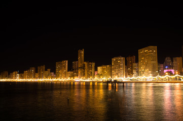 Fototapeta premium Benidorm at night