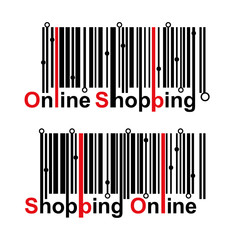 Online shopping barcode design