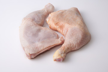 Raw chicken legs