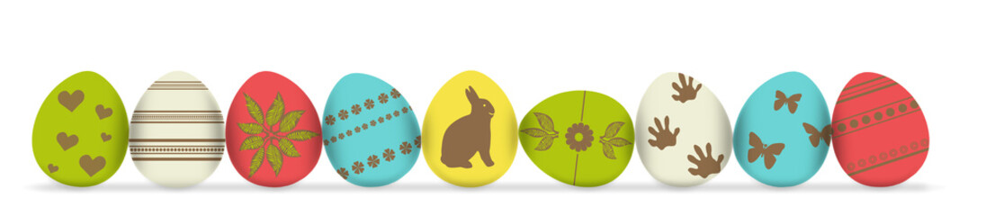 bunte Ostereier