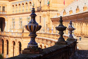 Fototapeta premium Closeup of Plaza de Espana