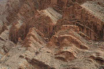 Morocco. Bizarre forms of the Atlas Mountains