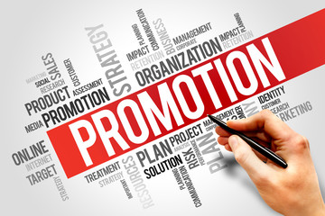 PROMOTION word cloud, business concept