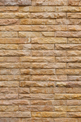 brick wall background used decorate home