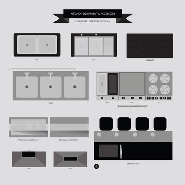 Kitchen Equipment and Accessory Furniture Icon