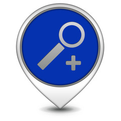 Fototapeta premium search pointer icon on white background
