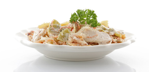 Salade pâtes poulet