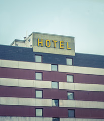Retro Vintage Ugly Hotel